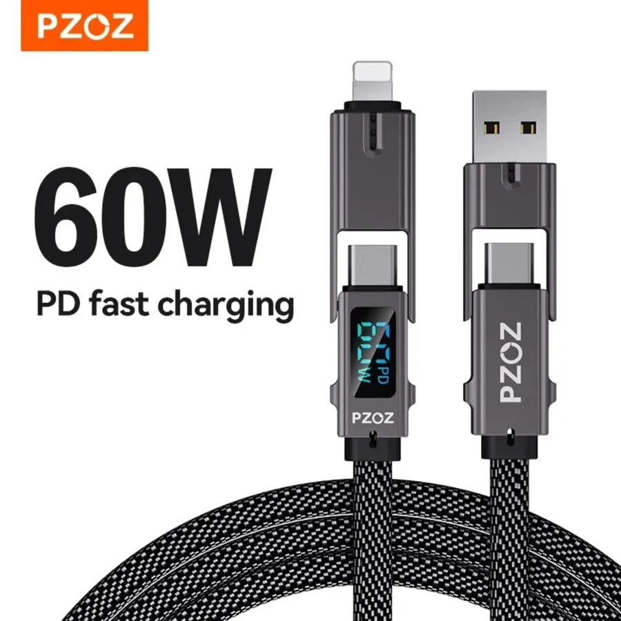 140W PD USB-C Fast Charging Cable with Display — wholesale Tech & Gadgets by the case
