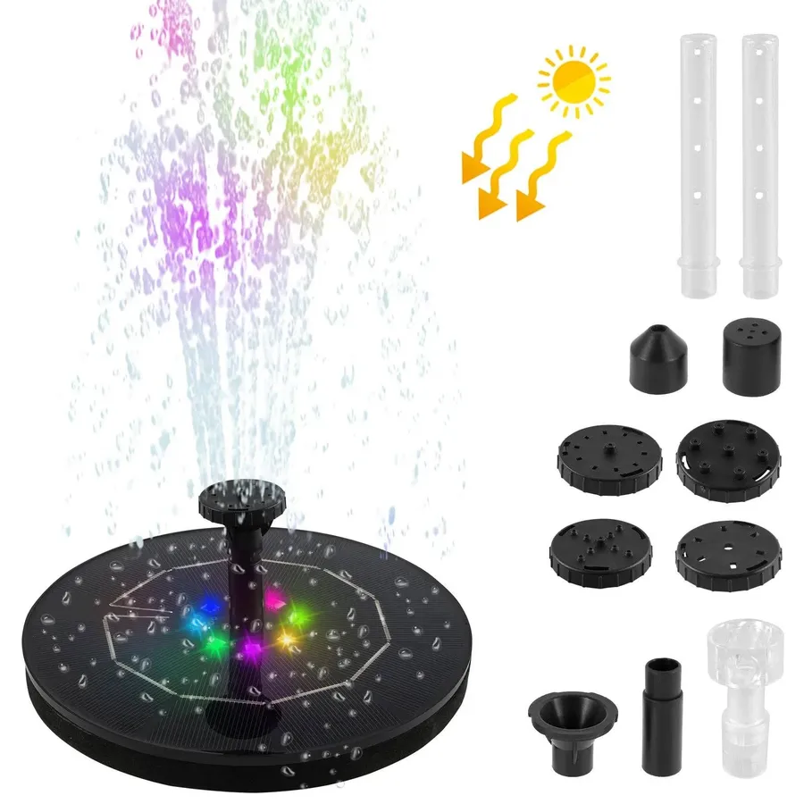 Solar Fountain Bird Bath - Garden Decoration — wholesale Home & Décor by the case