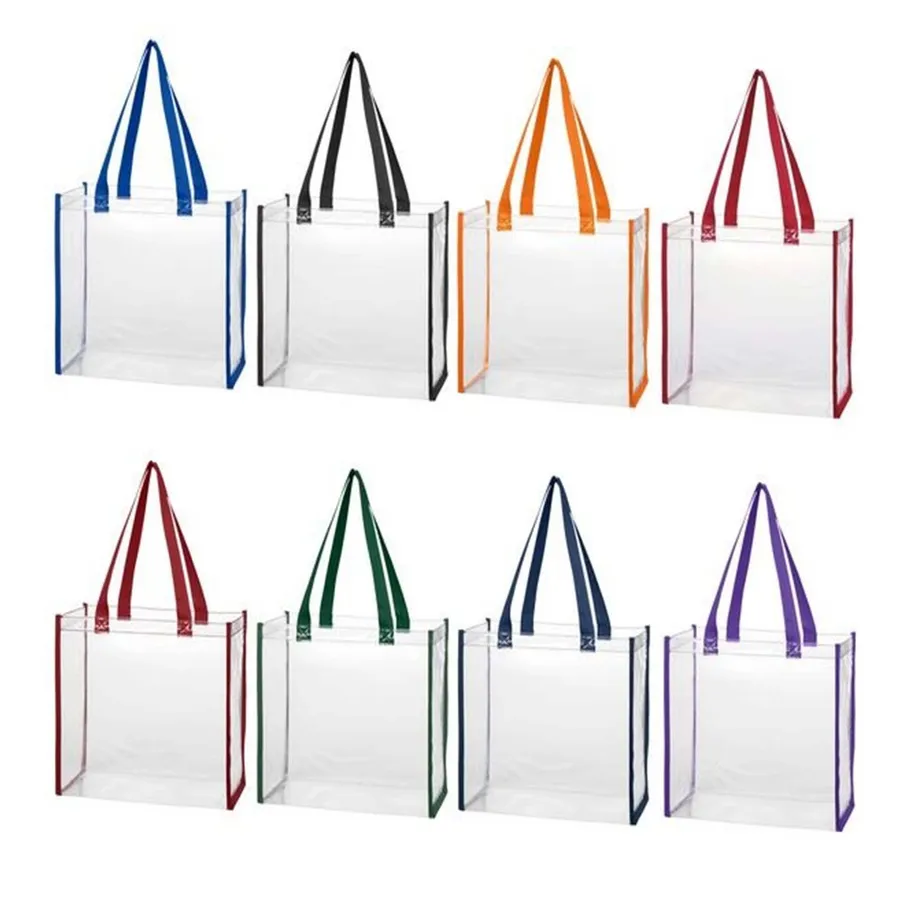 Clear Tote Bag in Bulk - Assorted — wholesale Bags & Backpacks by the case