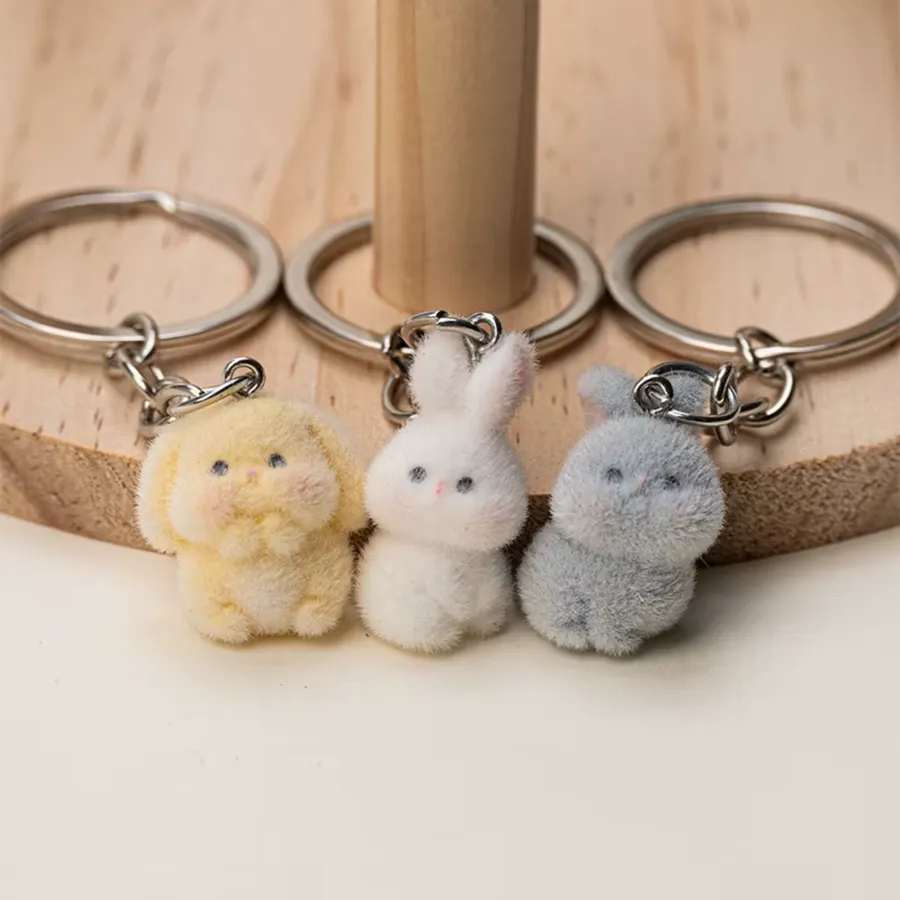 Cute Cartoon Rabbit Soft Plush Keychain Kids Toy — wholesale Plush & Squishies by the case