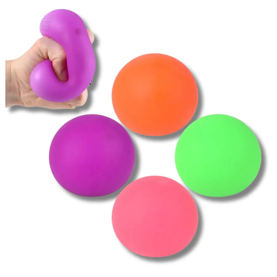 Holiday Décor Neon Squishy Stress Relief Ball For Kids — wholesale Fidgets & Sensory by the case