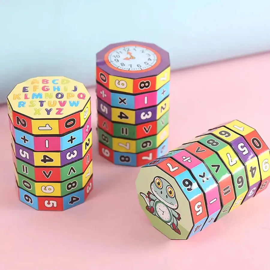 Mathematics Cylinder Puzzle Educational Toy for kids — wholesale Toys & Games by the case