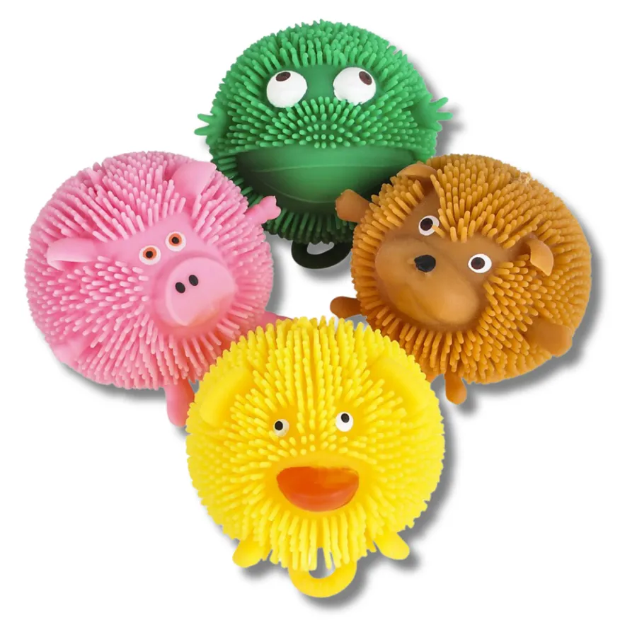 Cute Mini Animal Puffer Balls For Kids — wholesale Plush & Squishies by the case
