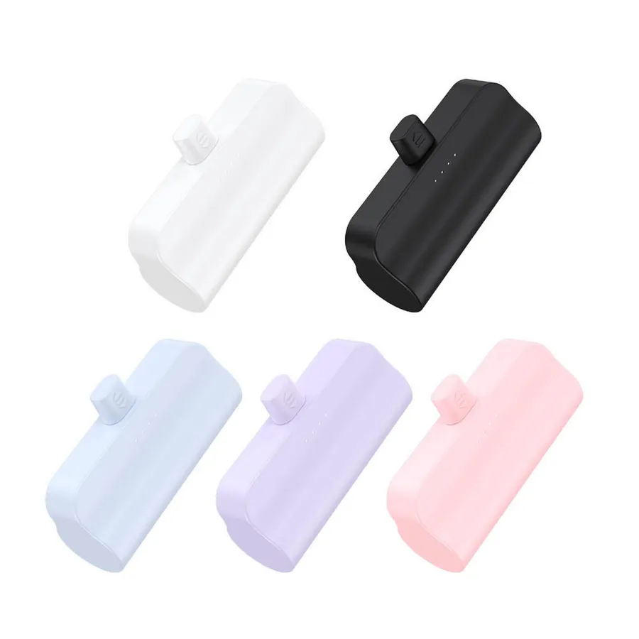 Mini Pocket Power Bank with Type-C Plug 5000mAh 10W — wholesale Tech & Gadgets by the case