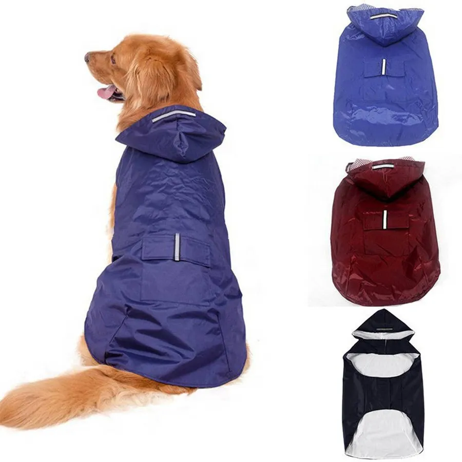 Waterproof Adjustable Dog Raincoat | Reflective Outdoor — wholesale Pet by the case