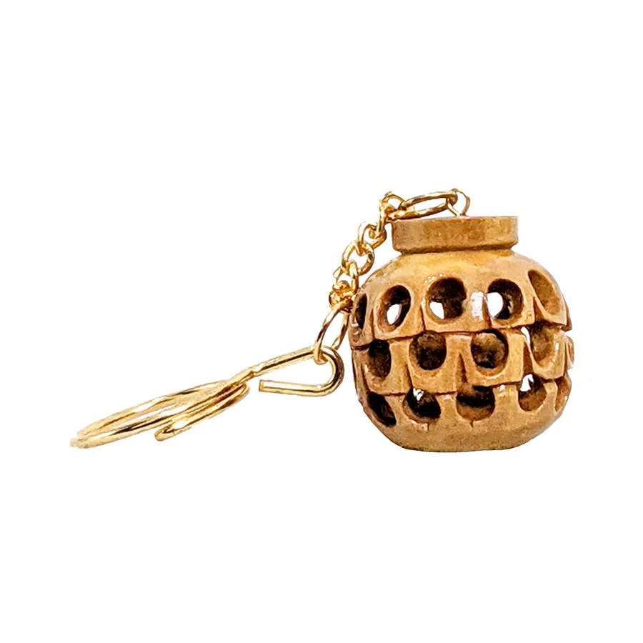 Wooden Sphere Key Chain Valentine In Bulk — wholesale Keychains & Charms by the case