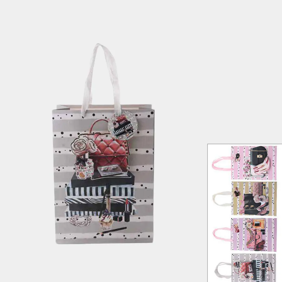 Valentine Patterned Gift Bag For Valentine - Assorted — wholesale Seasonal & Holiday by the case