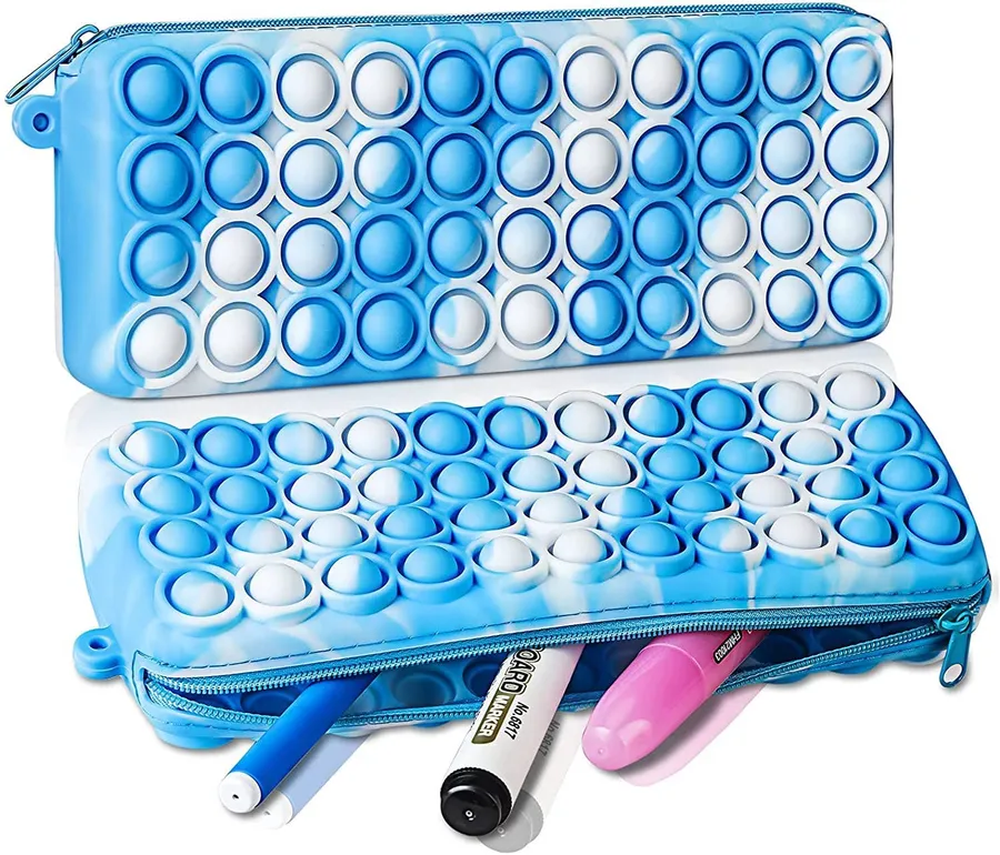 Blue White Pencil Pop-It Kit For Kids In Bulk — wholesale Stationery & Office by the case