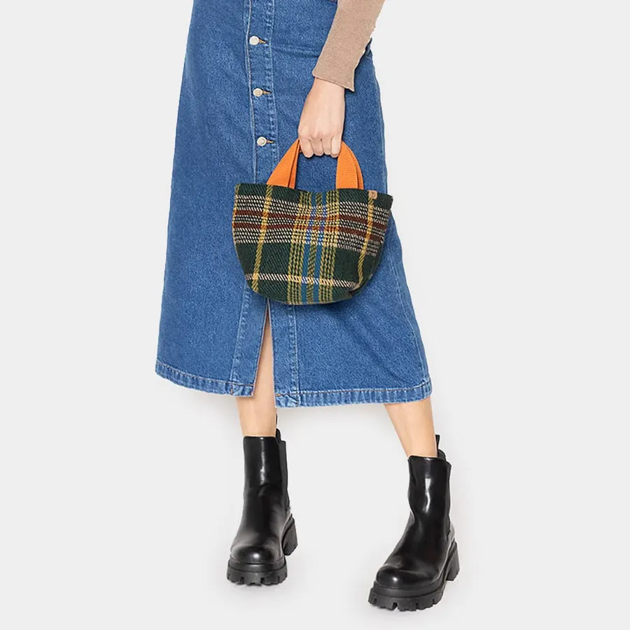 Plaid Check Patterned Tote Bag - Assorted — wholesale Bags & Backpacks by the case