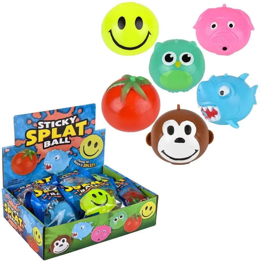 Colorful Sticky Splat Fidget Kids Ball Toy In Bulk — wholesale Fidgets & Sensory by the case
