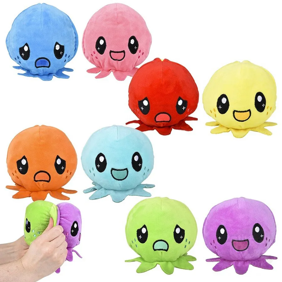 Reversible Soft Plush Cute Octopus Kids Toy — wholesale Plush & Squishies by the case