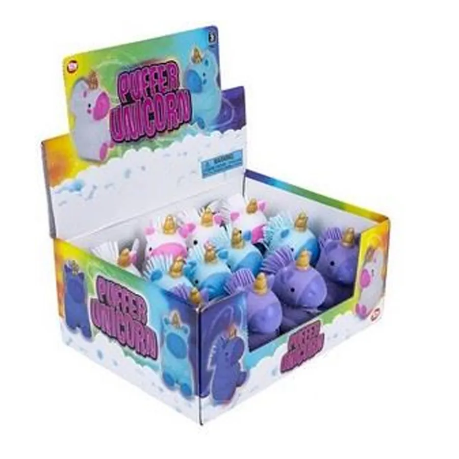 New Unicorn Puffer Style Squishy Soft Toys & Toddl Easter — wholesale Plush & Squishies by the case