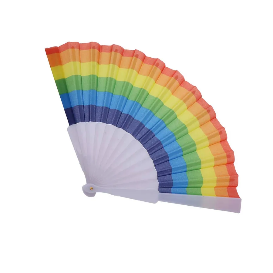 Rainbow Hand‑Made Folding Fans For Home Decors — wholesale Home & Décor by the case