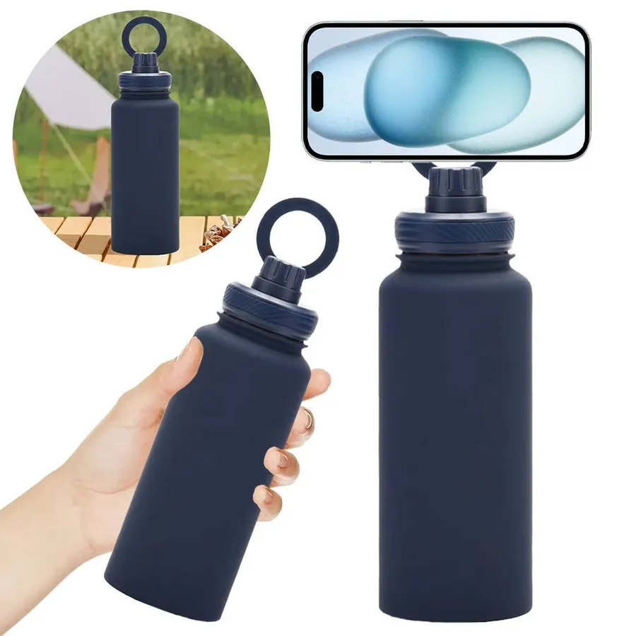 Insulated Water Bottle Phone Mount | Fitness Tech — wholesale Tech & Gadgets by the case