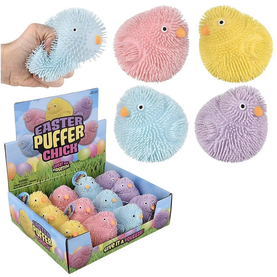 Cute Puffer Chick Kids Toy For Kids - Assorted — wholesale Toys & Games by the case