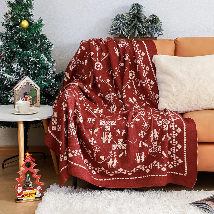 Valentine Patterned Cozy and Warm Knitted Throw Blanket — wholesale Seasonal & Holiday by the case