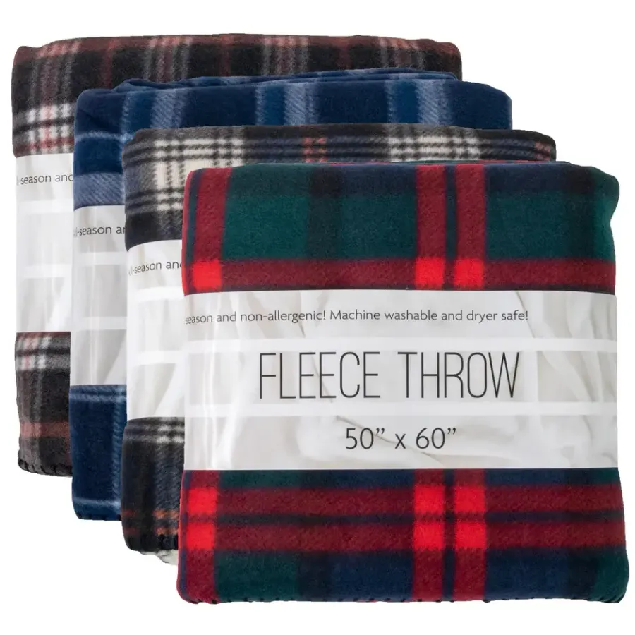 High-Quality Blanket (24 Blanket/1 Case) - Assorted — wholesale Home & Décor by the case