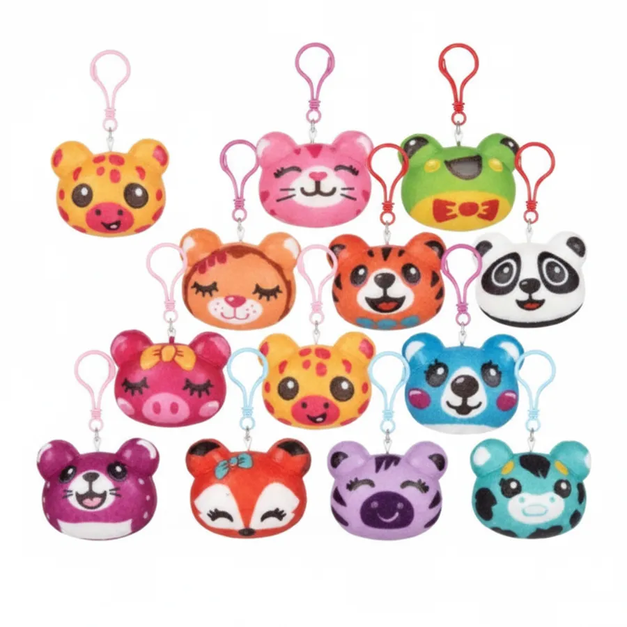 Squishy Animal Backpack Clip Assortment - Mini Squish Sensory Toy & Fidget — wholesale Fidgets & Sensory by the case
