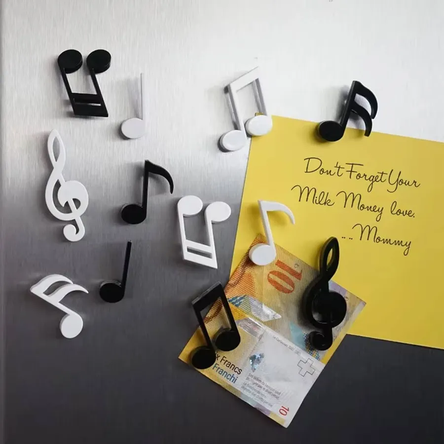 Fridge Magnets Creative Musical Notes Home Décor — wholesale Home & Décor by the case