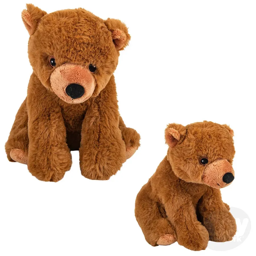 Earth Safe Buddies Grizzly Bear Plush Toy Christmas — wholesale Plush & Squishies by the case
