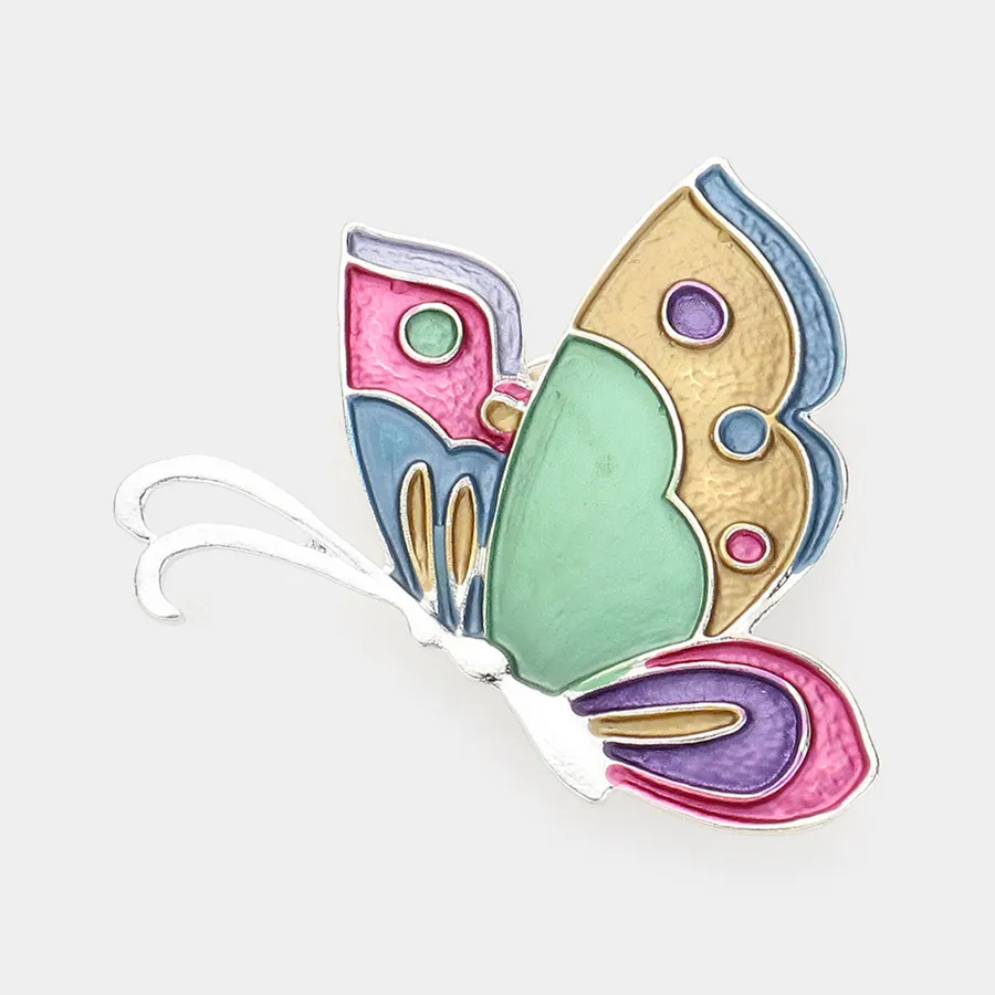 Attractive Metal Butterfly Magnetic Brooch — wholesale More Wholesale Goods by the case