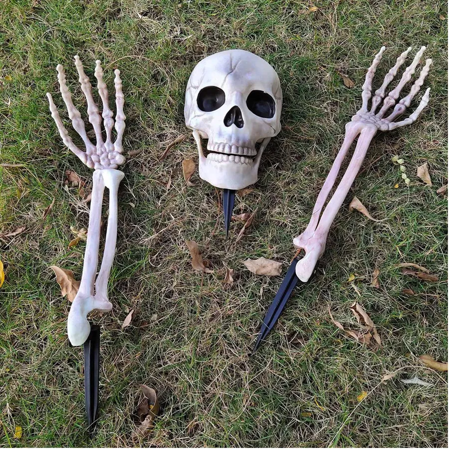Plastic Ghost Skeleton Home Décor — wholesale Home & Décor by the case