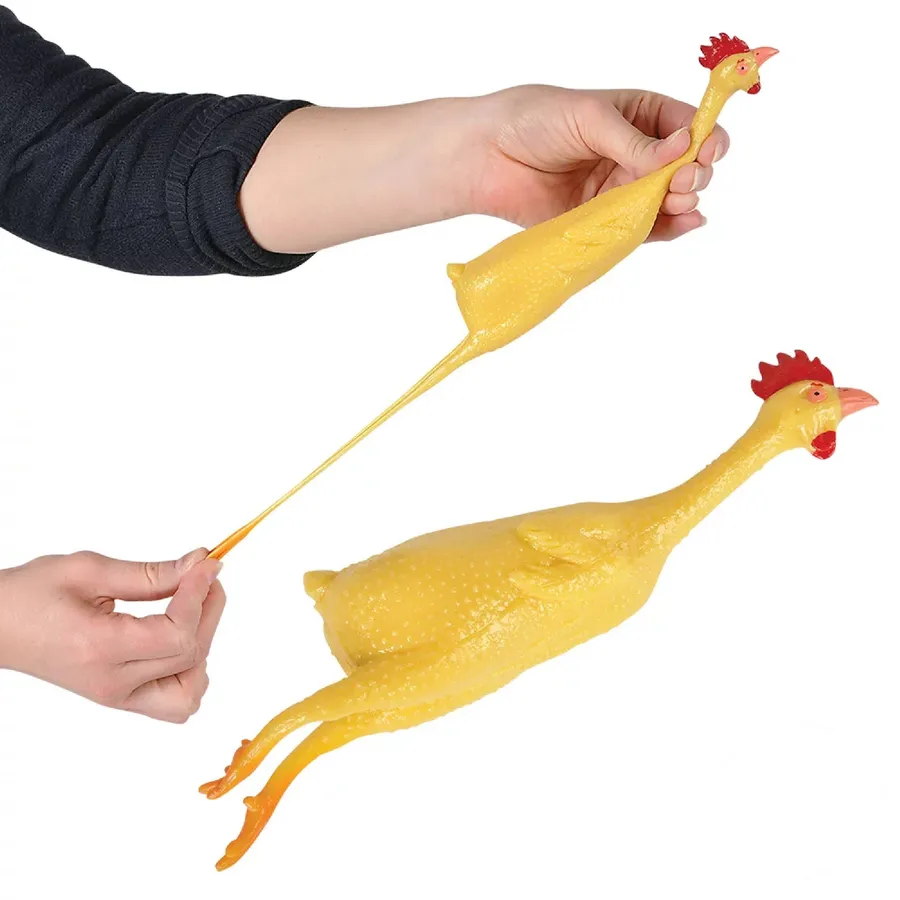 Rubber Stretch Chicken — wholesale Fidgets & Sensory by the case