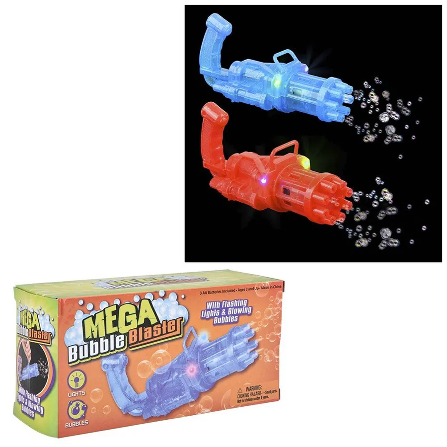 Light Up Bubble Blaster Fidget Fun Kids Toy — wholesale Fidgets & Sensory by the case