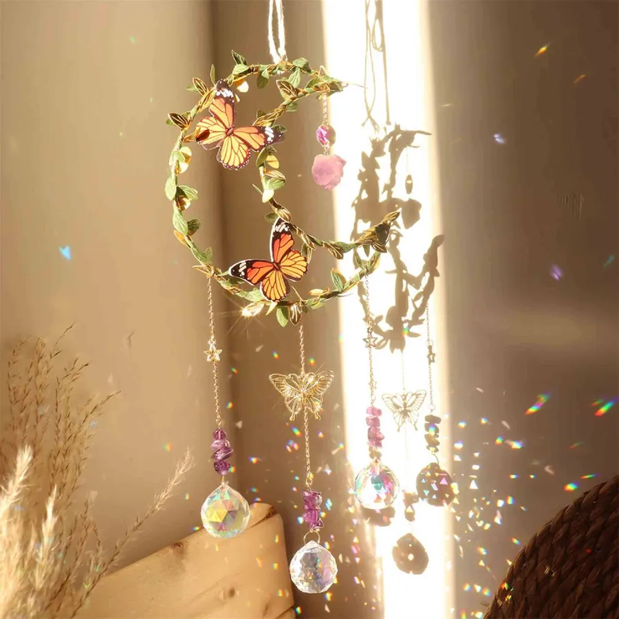 Crystal Wind Chimes Dream Catchers Holiday Ornaments — wholesale Seasonal & Holiday by the case