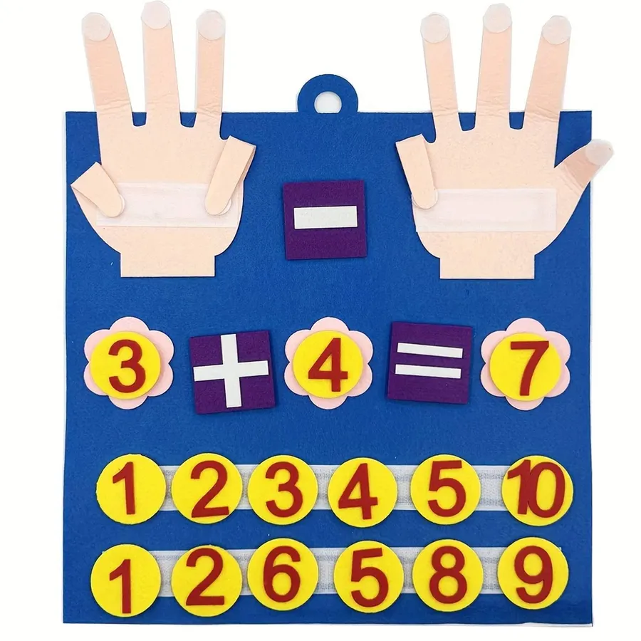 Finger Numbers Counting Educational Board For Kids — wholesale Toys & Games by the case