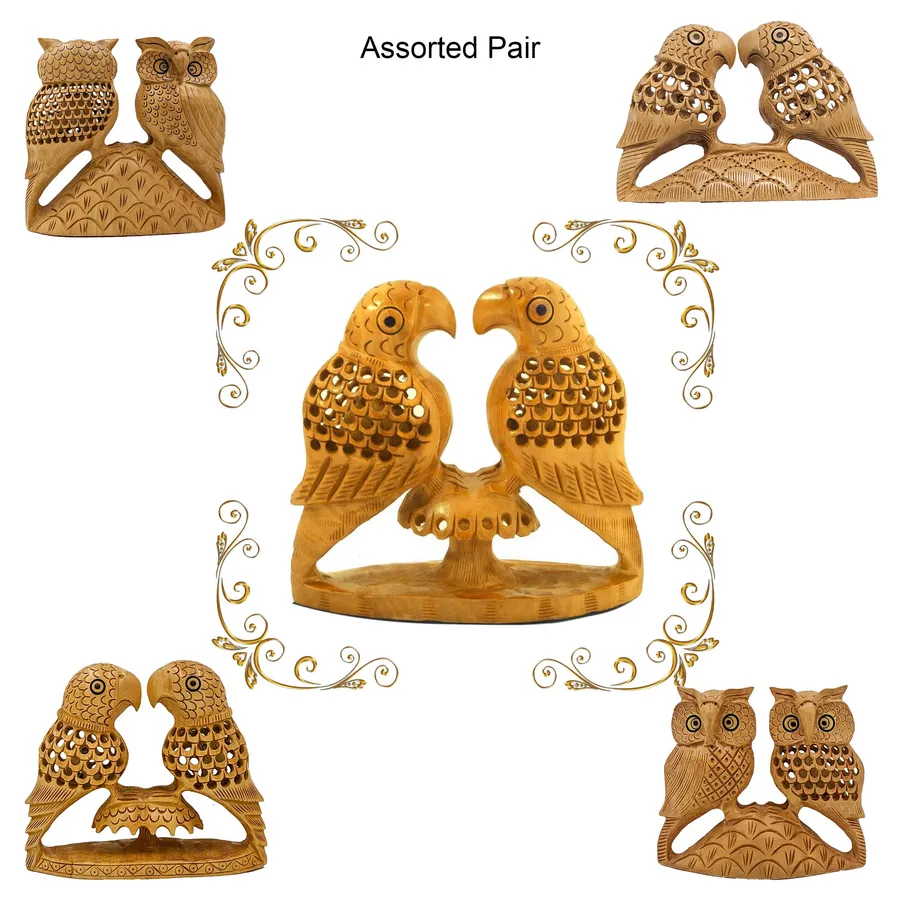 Handcrafted Wooden Sculpture Décor — wholesale Home & Décor by the case