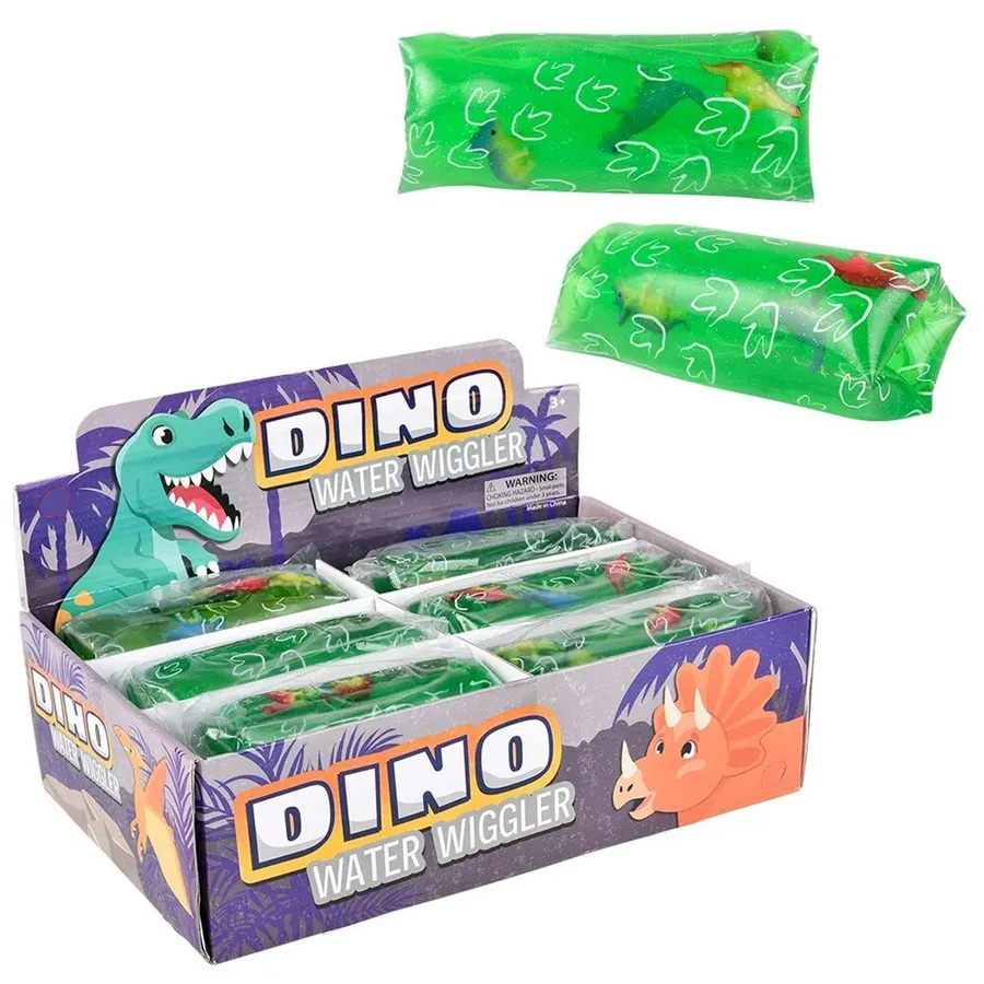 Dinosaur Water Wiggle Sensory Toy - Slippery Water Snake Squishy Fidget for Kids — wholesale Fidgets & Sensory by the case