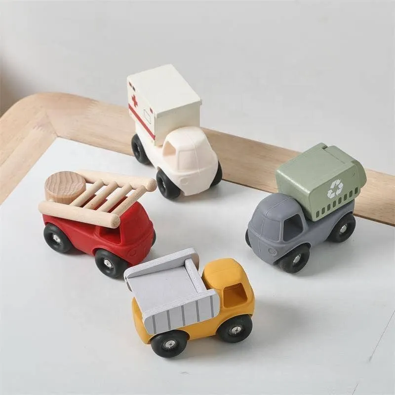 Silicone Vehicle Toys for Toddlers - Assorted — wholesale Toys & Games by the case