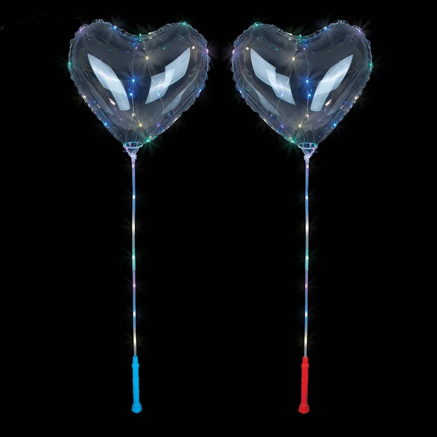 Light-Up Heart Balloon Wand For — wholesale Party & Gifts by the case