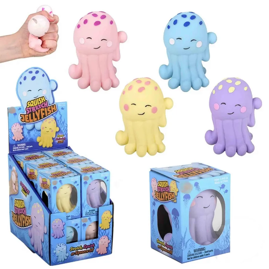 Stress Relief Soft Jellyfish Kids Toy — wholesale Fidgets & Sensory by the case