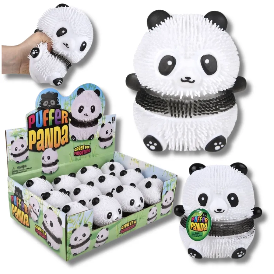 Puffer Panda Squeeze Toys — wholesale Fidgets & Sensory by the case