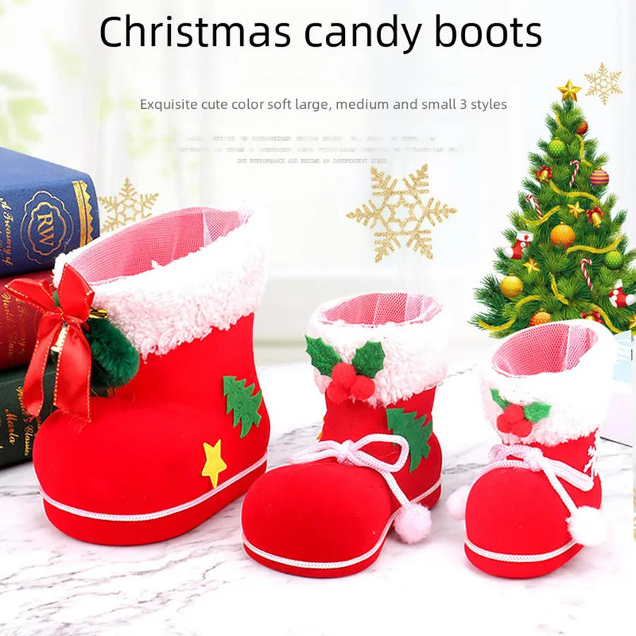 Santa Claus Stockings Stuffer Decorative Gift Bag - Assorted — wholesale Party & Gifts by the case