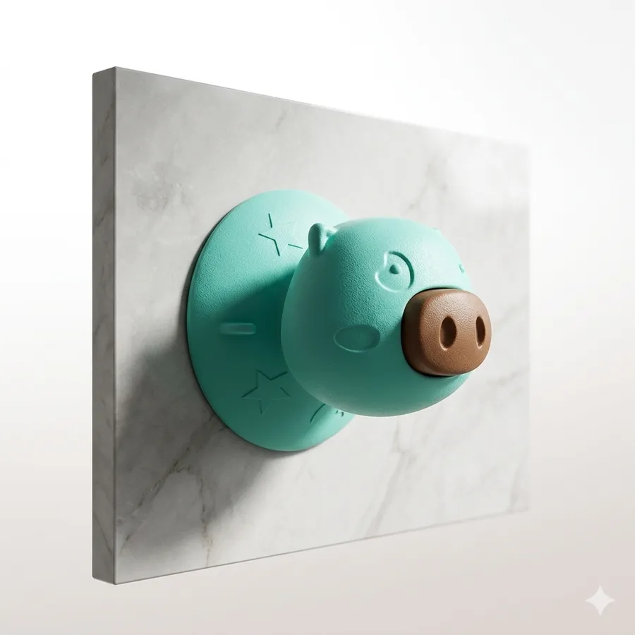 Dog Toy Suction Cup Chew Toy Dental Cleaning Pig Toy — wholesale Kitchen & Drinkware by the case