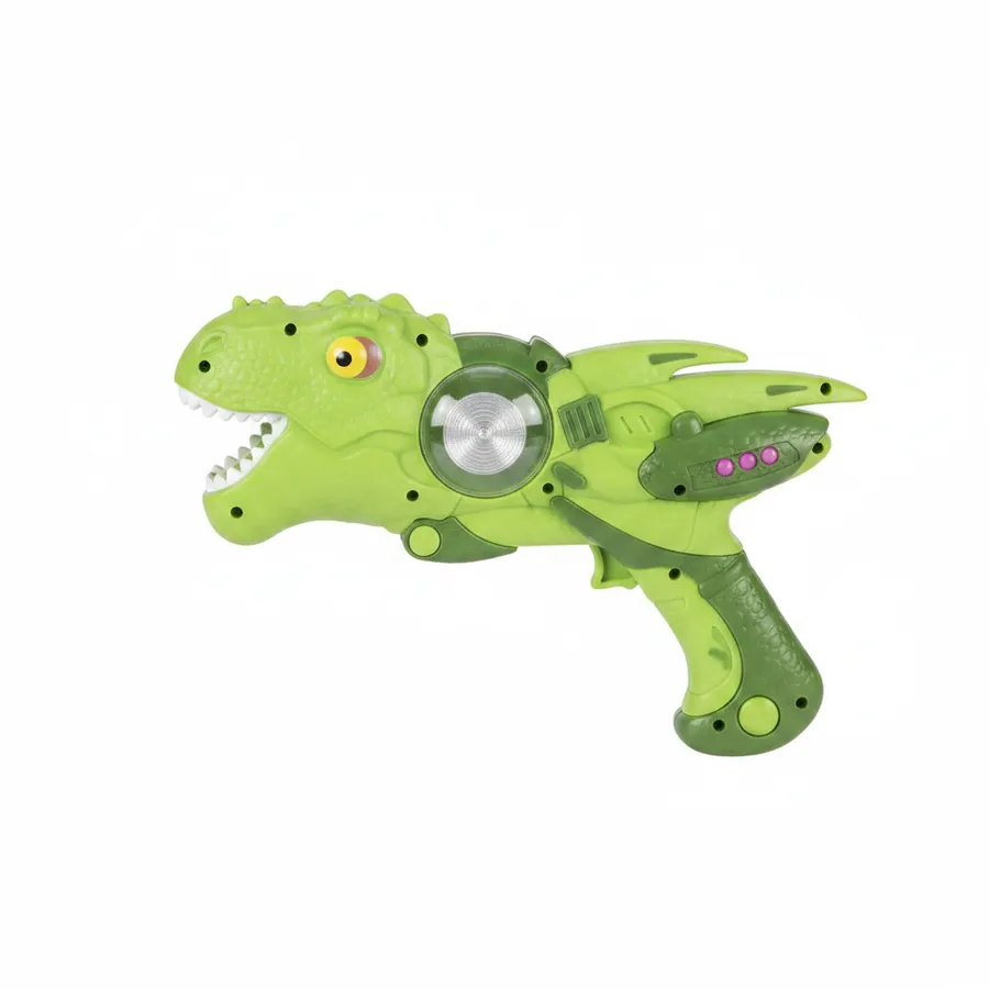 Dinosaur T-Rex Spinning Toy Blaster - Kids Novelty Toys for Party Favors and Imaginative Play — wholesale Party & Gifts by the case