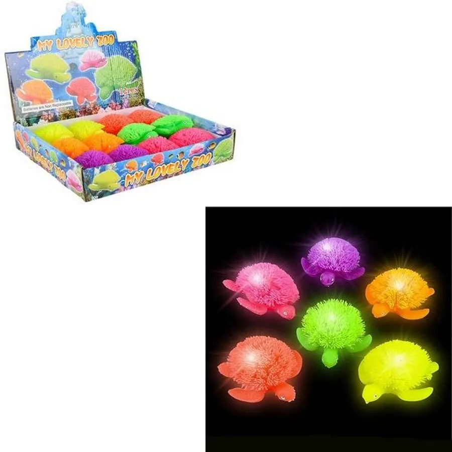 Turtle Light Up Puffer Fidget Ball Kids Toys In Bulk — wholesale Fidgets & Sensory by the case