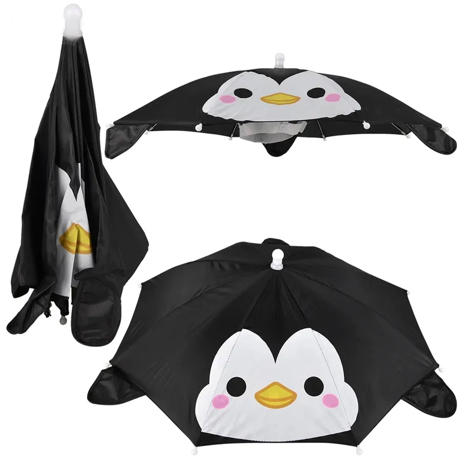 Penguin Themed Umbrella Hat For Kids — wholesale Apparel & Accessories by the case