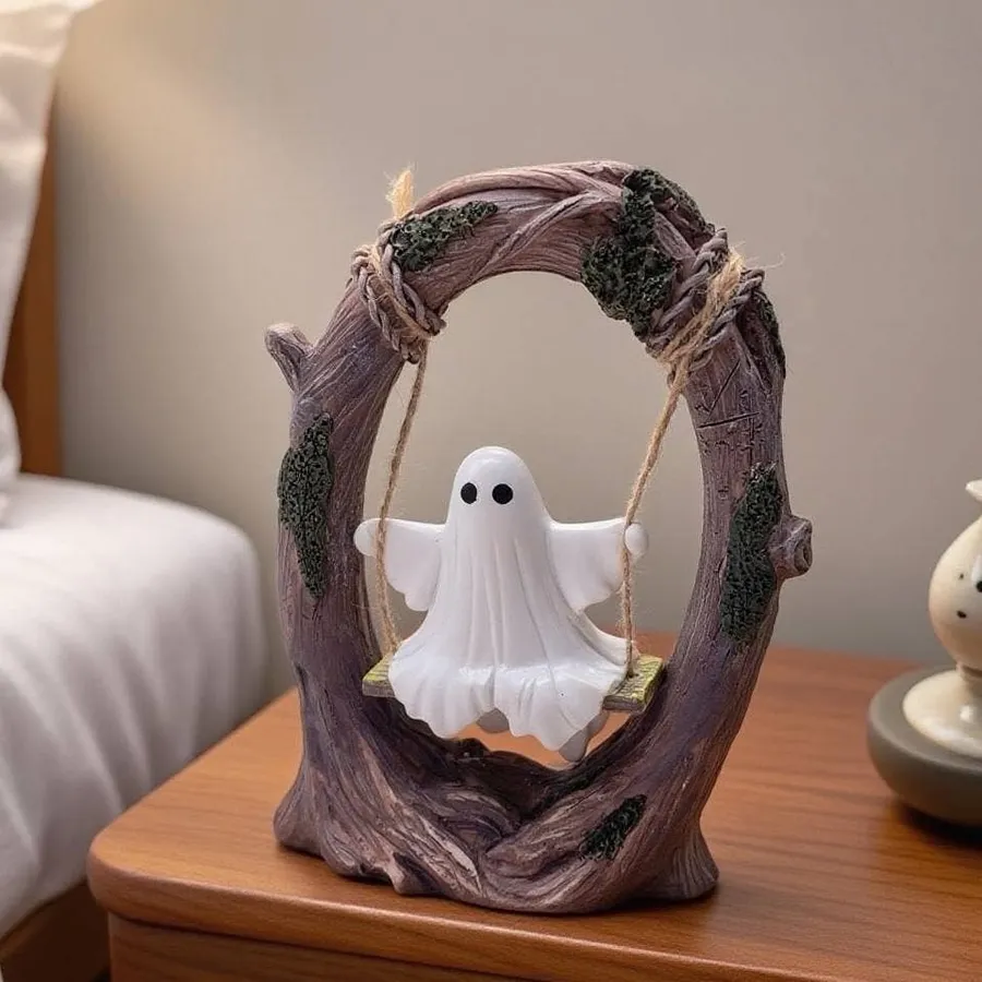 Halloween Swinging Ghost Ornaments For Decor — wholesale Seasonal & Holiday by the case