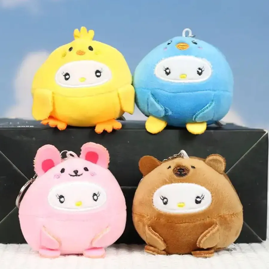 Mix Animal Soft Plush Keychains - In Bulk — wholesale Plush & Squishies by the case