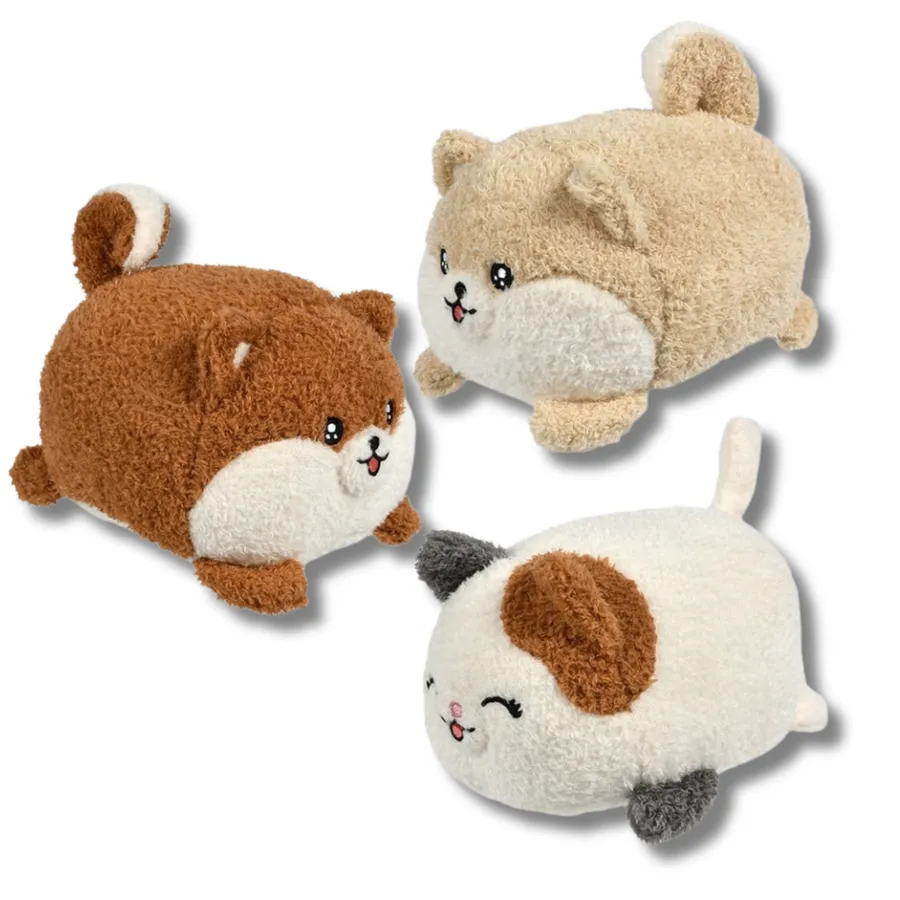 Plush Curly Soft Animal Kids Toy - Assorted — wholesale Plush & Squishies by the case