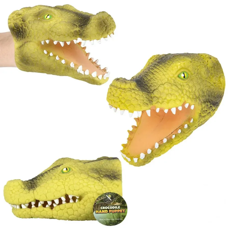Crocodile Textured Hand Puppet Kids Toys — wholesale Toys & Games by the case