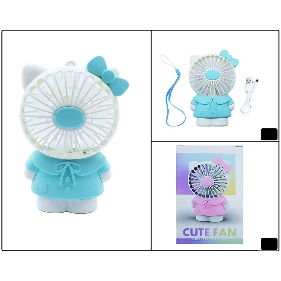 Mini USB Rechargeable Portable Fan With Animal Design — wholesale Tech & Gadgets by the case