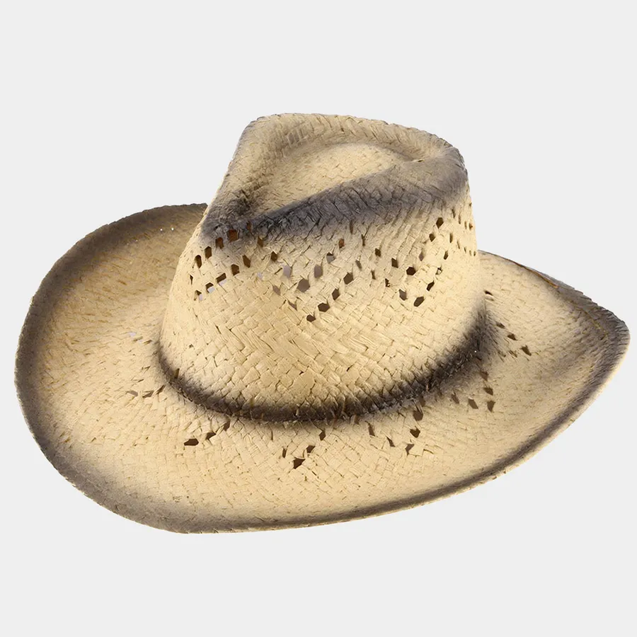 Cowboy Unisex Straw Hat - Assorted — wholesale Apparel & Accessories by the case