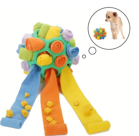 Interactive Sniffing Dog Toy Ball - Treat Puzzle Rubber — wholesale Pet by the case