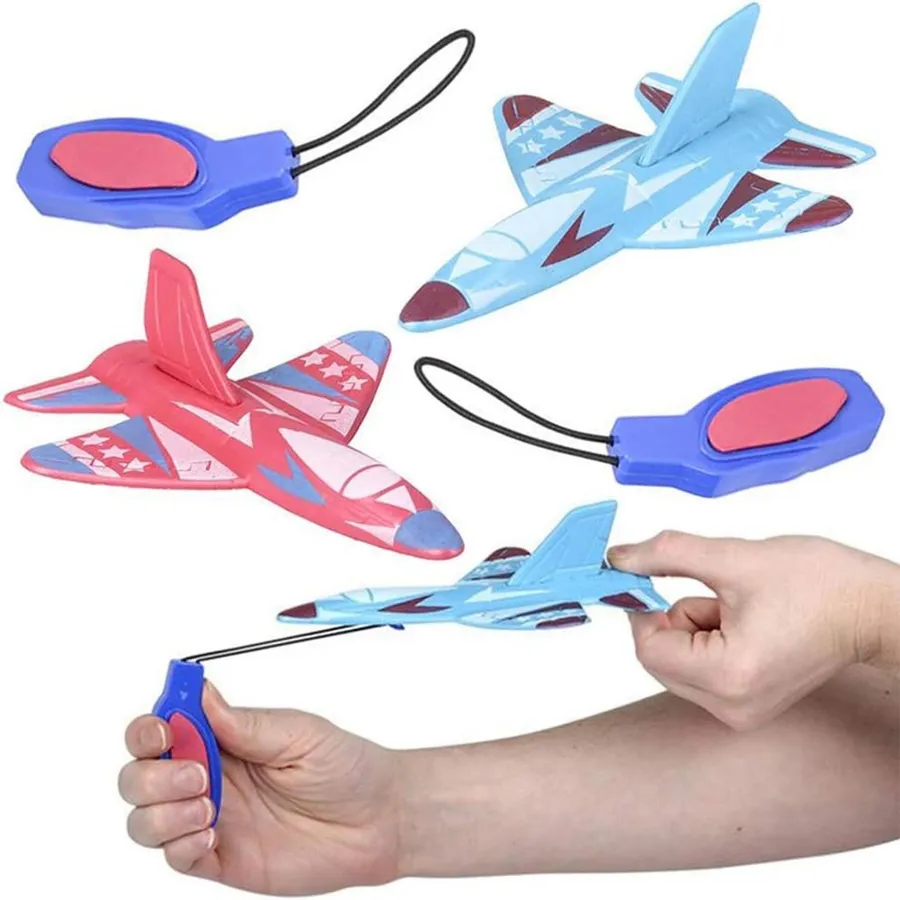 Sling Shot Foam Plane - Assorted Colors Keeraft Home Gifts — wholesale Toys & Games by the case