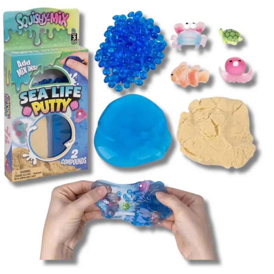 Squishy Sea Life Putty Slime Kids Toy — wholesale Fidgets & Sensory by the case